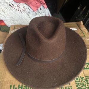Brown Felt Hat